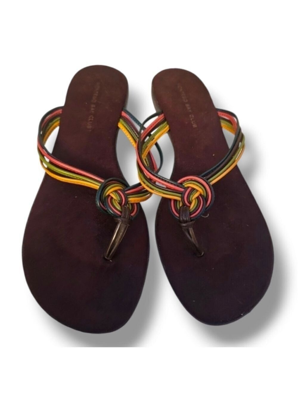 Montego Bay Club Multi Colored Leather Sandal